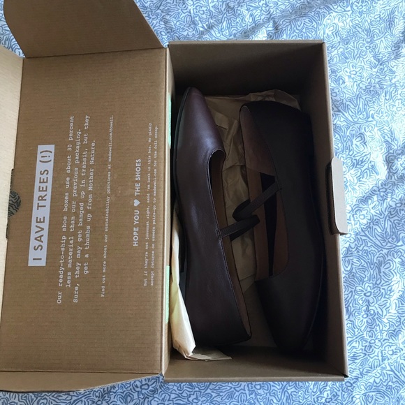 Madewell Brown Flats & Loafers with Smooth Leather and Strap - Picture 4 of 5